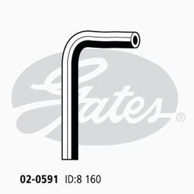 Gates 02-0591 Heater hose 020591