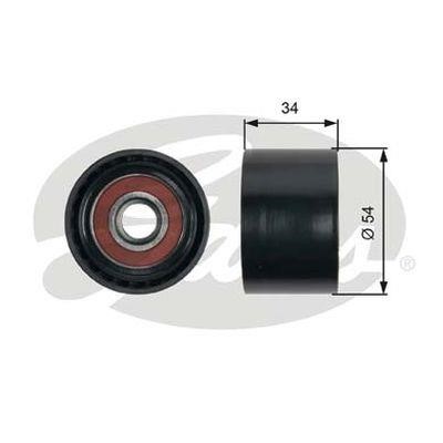 Gates 36453 Deflection/guide pulley, v-ribbed belt 36453