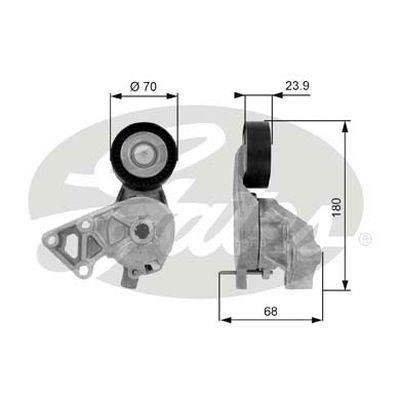 Gates 38307 Idler roller 38307