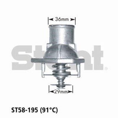 Gates ST58-195 Thermostat, coolant ST58195