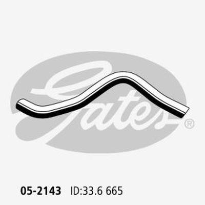 Gates 05-2143 Radiator hose 052143