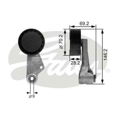 Gates 38064 Bypass roller 38064