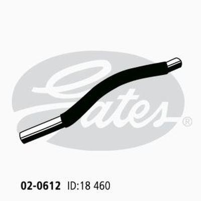 Gates 02-0612 Heater hose 020612
