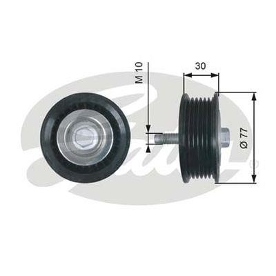 Gates 36610 Deflection/guide pulley, v-ribbed belt 36610