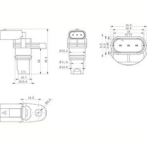 Camshaft position sensor Cargo 150987