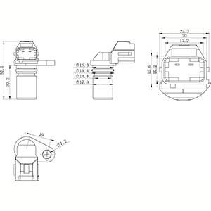 Camshaft position sensor Cargo 150985