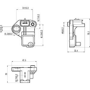 Crankshaft position sensor Cargo 150693