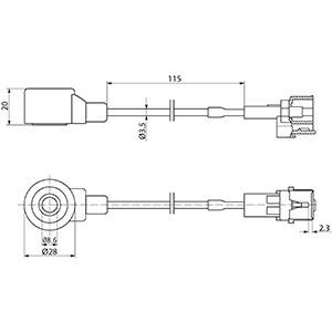 Knock sensor Cargo 182205