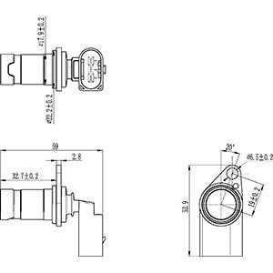 Crankshaft position sensor Cargo 150697