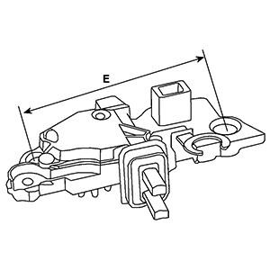 Cargo 330846 Alternator regulator 330846 330846 Cargo Alternator regulator
