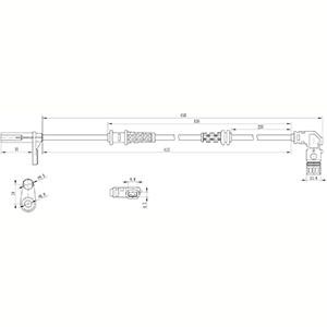 Sensor, wheel speed Cargo 182535