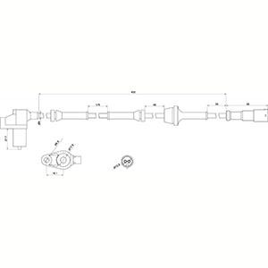 Sensor, wheel speed Cargo 182292