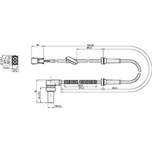 Sensor, wheel speed Cargo 181879