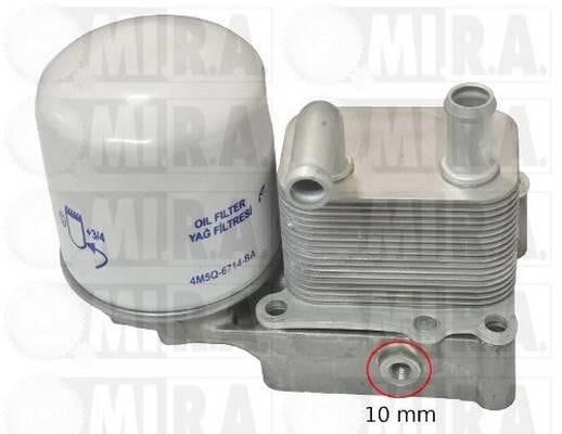 MI.R.A 28/2451K1 Oil Cooler, engine oil 282451K1