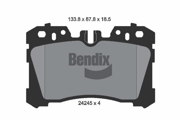 Bendix USA BPD2112 Brake Pad Set, disc brake BPD2112