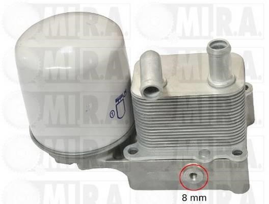 MI.R.A 28/2451K Oil Cooler, engine oil 282451K