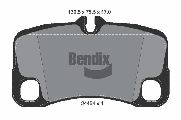 Bendix USA BPD2153 Brake Pad Set, disc brake BPD2153