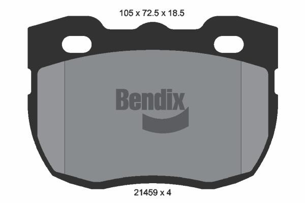 Bendix USA BPD1791 Brake Pad Set, disc brake BPD1791