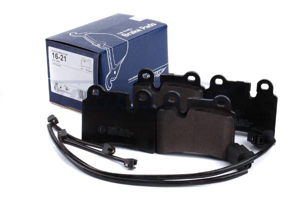 Tomex TX 16-21 Brake Pad Set, disc brake TX1621