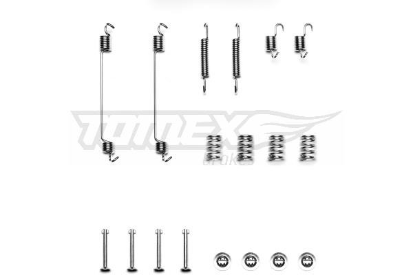 Tomex TX 40-08 Mounting kit brake pads TX4008