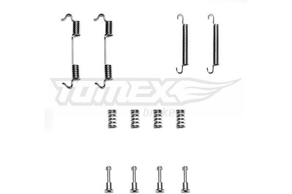 Tomex TX 40-24 Mounting kit brake pads TX4024