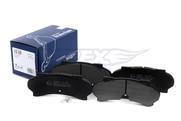 Tomex TX 12-39 Brake Pad Set, disc brake TX1239