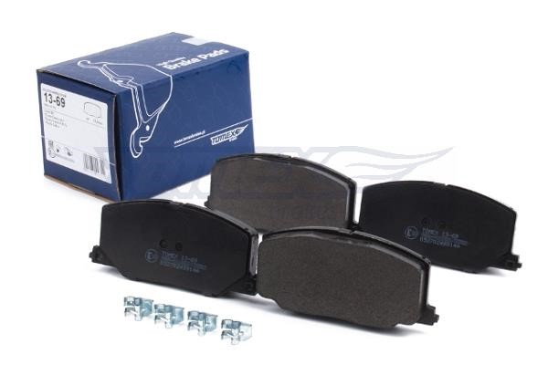 Tomex TX 13-69 Brake Pad Set, disc brake TX1369