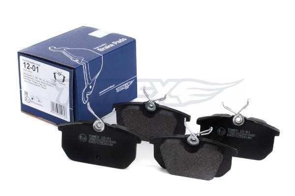 Tomex TX 12-01 Brake Pad Set, disc brake TX1201