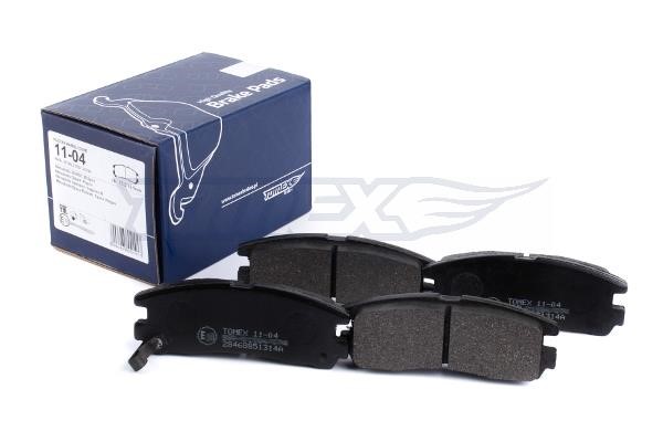Tomex TX 11-04 Brake Pad Set, disc brake TX1104