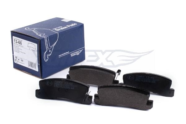 Tomex TX 13-66 Brake Pad Set, disc brake TX1366