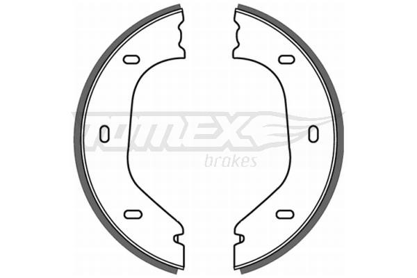 Tomex TX 21-21 Brake shoe set TX2121