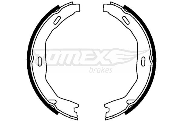 Tomex TX 22-15 Brake shoe set TX2215