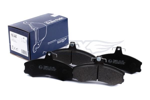 Brake pad kit Iveco Massif: TX1045 Tomex Front disc brake pads, set