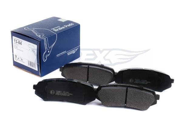 Tomex TX 13-84 Brake Pad Set, disc brake TX1384