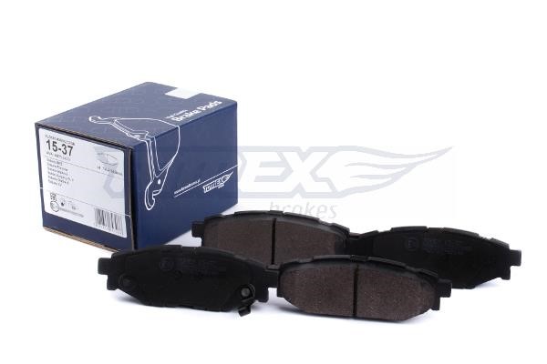 Tomex TX 15-37 Brake Pad Set, disc brake TX1537