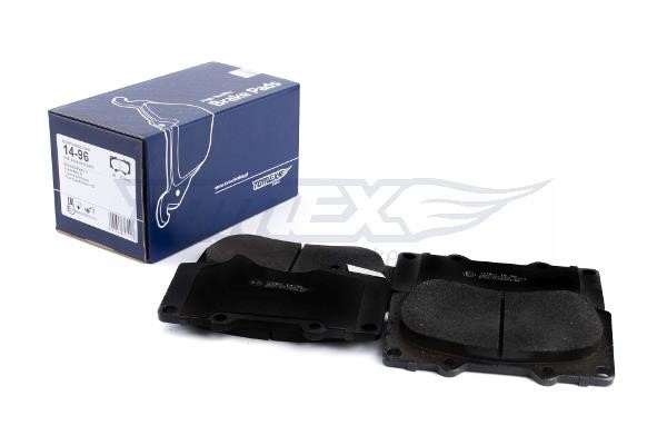 Tomex TX 14-96 Brake Pad Set, disc brake TX1496