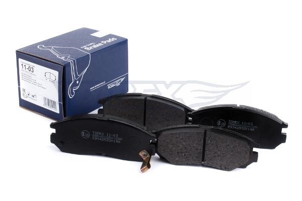 Tomex TX 11-03 Brake Pad Set, disc brake TX1103