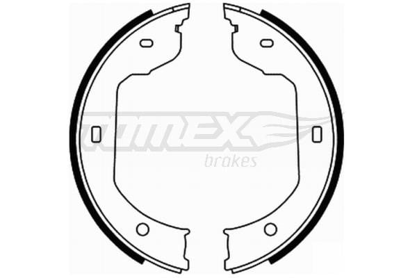 Tomex TX 21-90 Brake shoe set TX2190