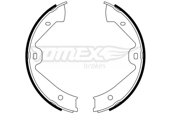 Tomex TX 23-11 Brake shoe set TX2311