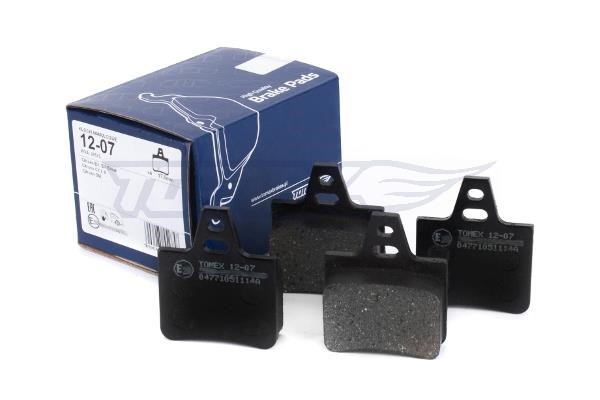 Tomex TX 12-07 Rear disc brake pads, set TX1207