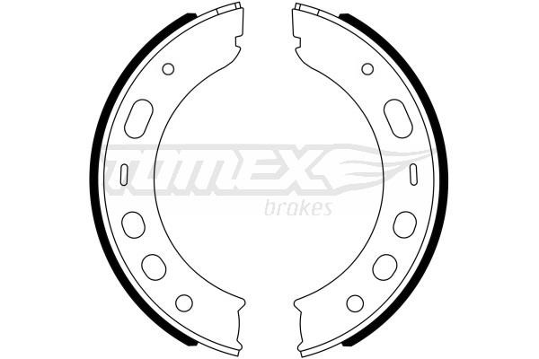 Tomex TX 23-17 Brake shoe set TX2317