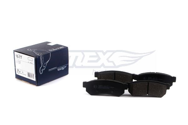 Tomex TX 16-77 Rear disc brake pads, set TX1677