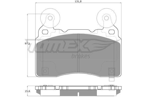 Tomex TX 18-89 Brake Pad Set, disc brake TX1889