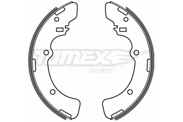 Tomex TX 21-45 Brake shoe set TX2145