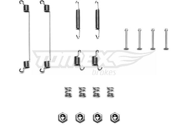 Tomex TX 40-09 Mounting kit brake pads TX4009
