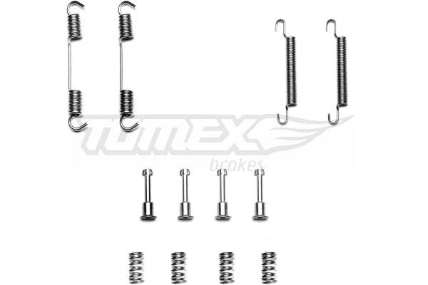 Tomex TX 40-11 Mounting kit brake pads TX4011