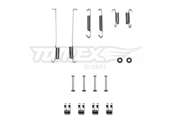 Tomex TX 40-22 Mounting kit brake pads TX4022