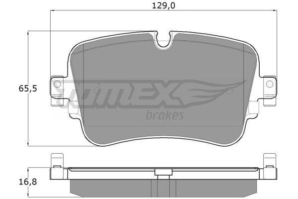 Tomex TX 18-24 Front disc brake pads, set TX1824