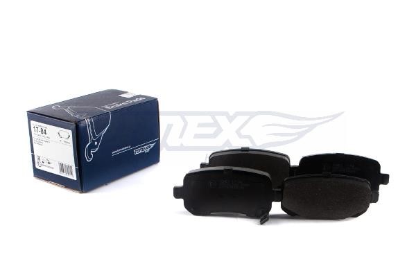 Tomex TX 17-84 Rear disc brake pads, set TX1784