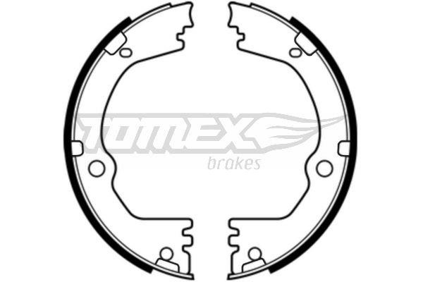 Tomex TX 23-48 Brake shoe set TX2348